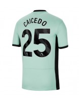 Chelsea Moises Caicedo #25 Alternativní Dres 2023-24 Krátký Rukáv